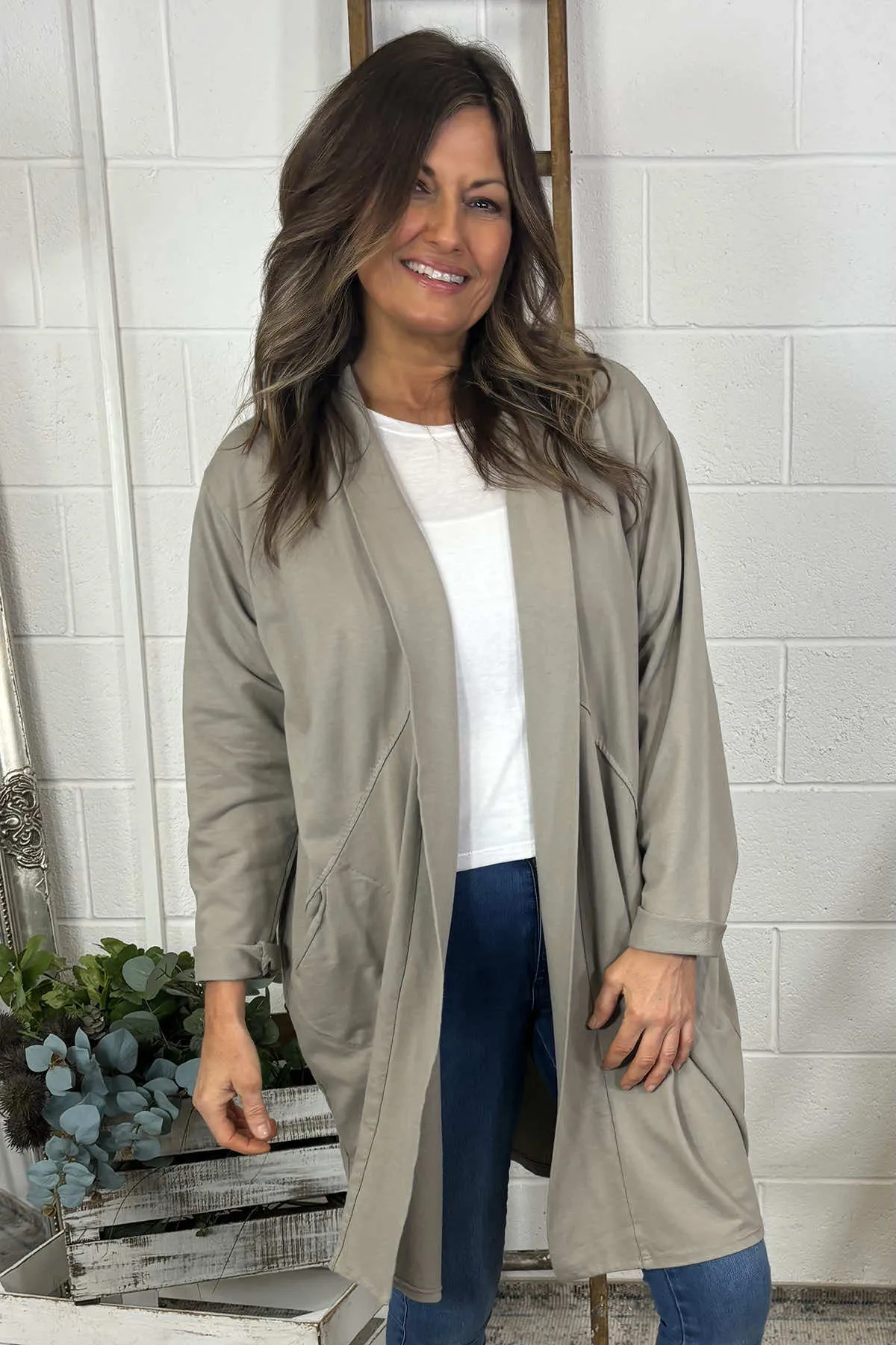 Adele Cotton Jacket Mocha