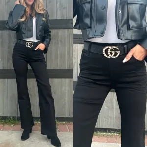 Amanda Pant in Black