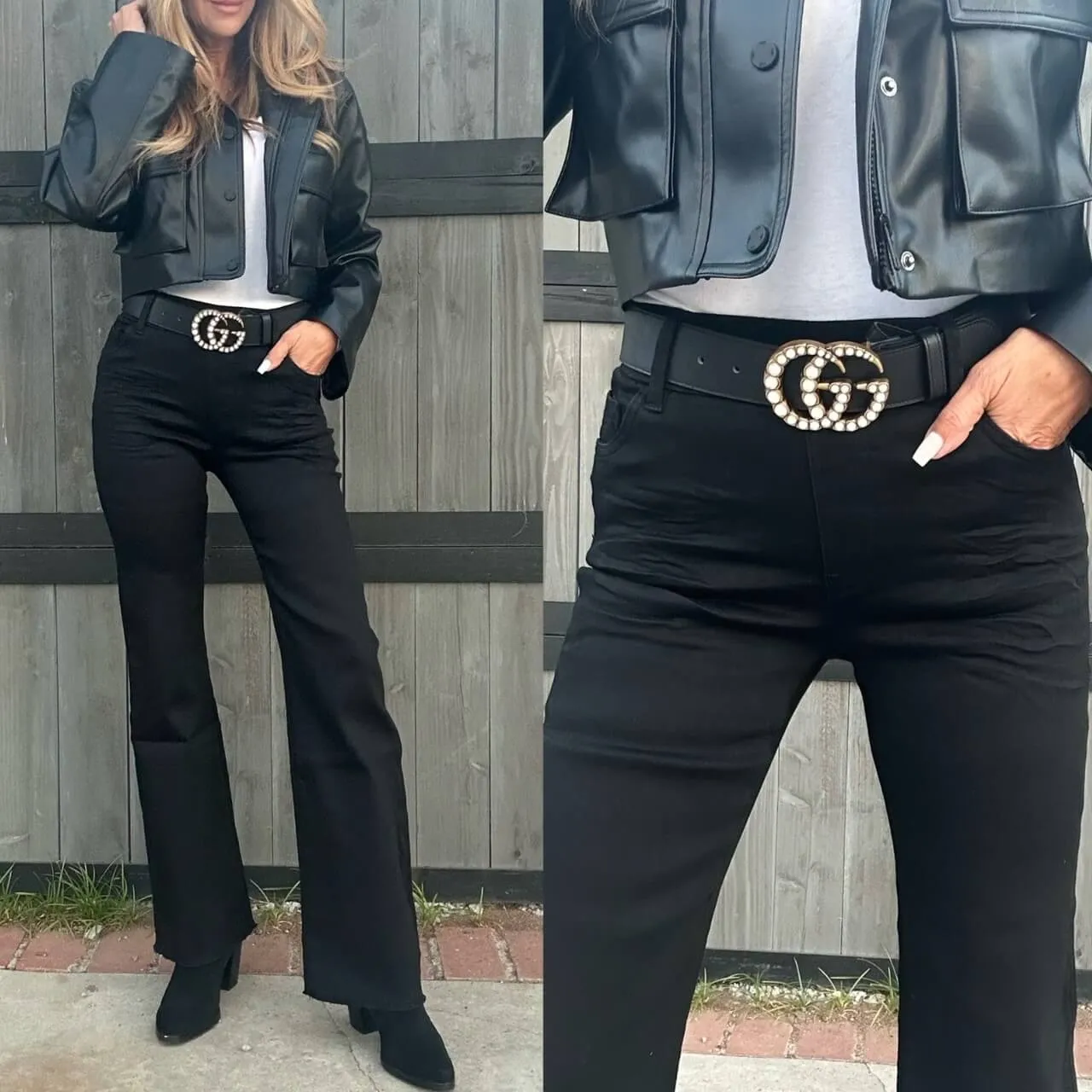 Amanda Pant in Black