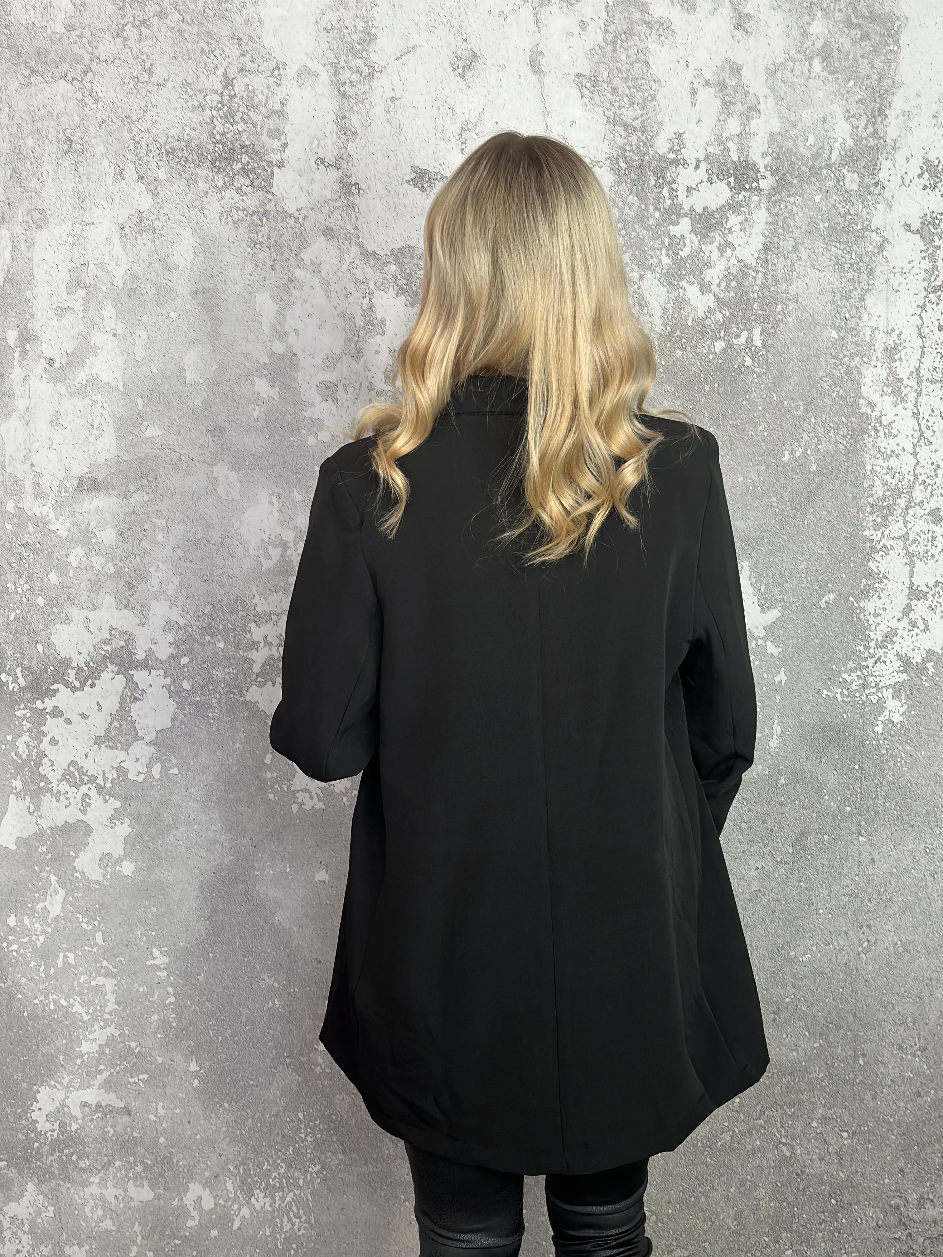 Black Boyfriend Blazer (Small - 3X)