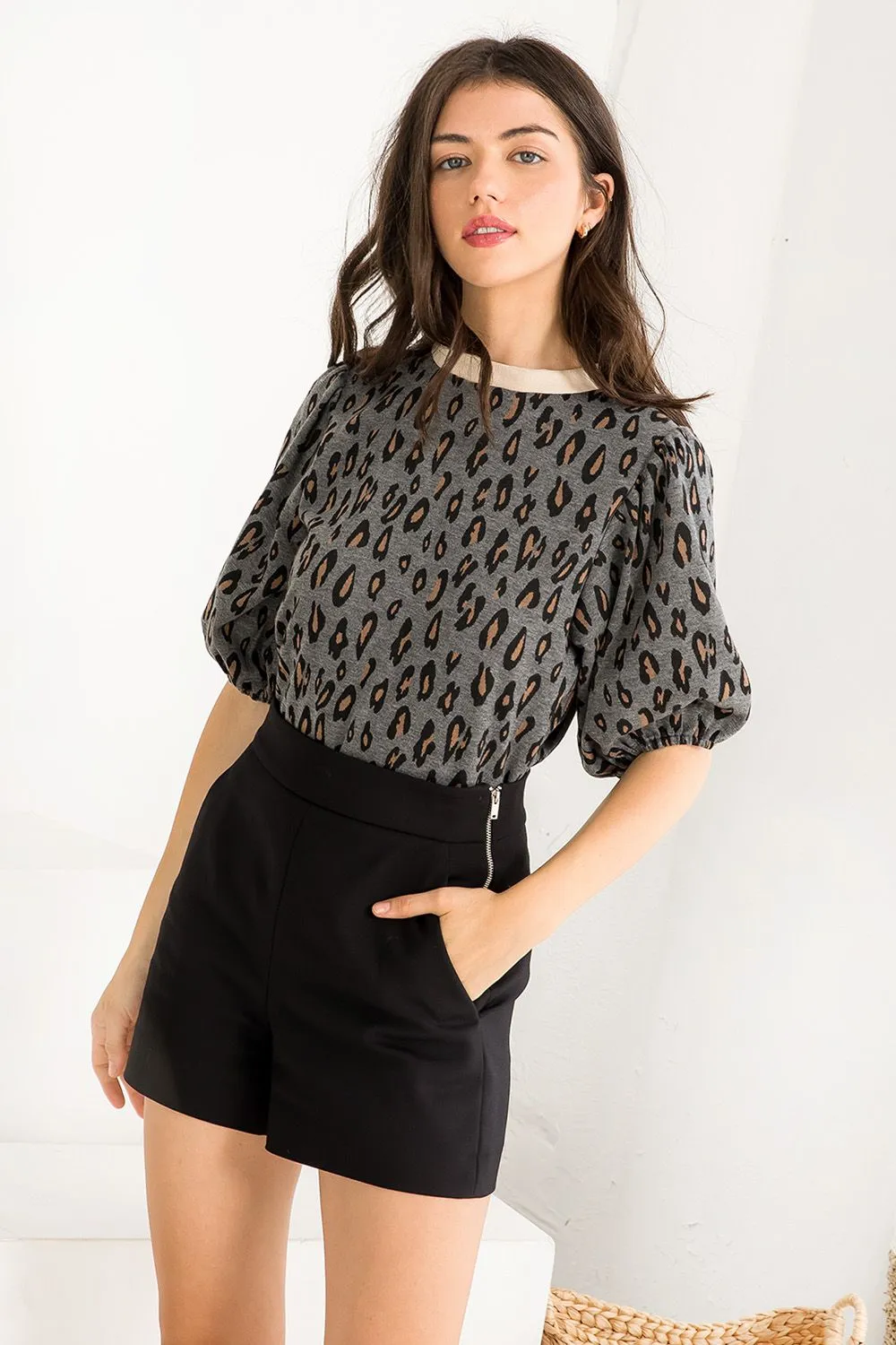 Casual Cool Cheetah Top-THML