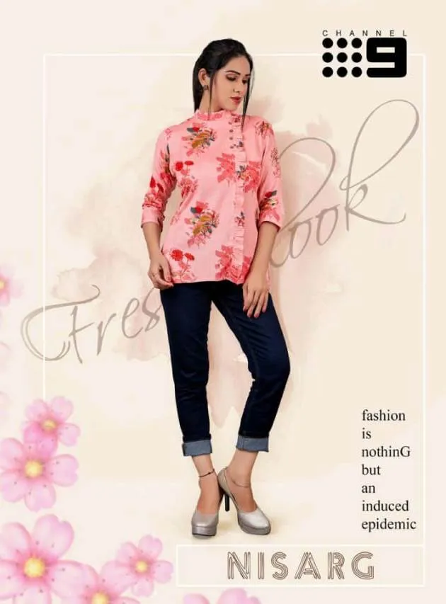 Channel 9 Nisarg Presents Fabrics Pure flex with all time favorite prints in top styles