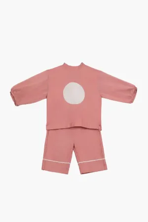 Circle Top Co-ord- Dusty Rose