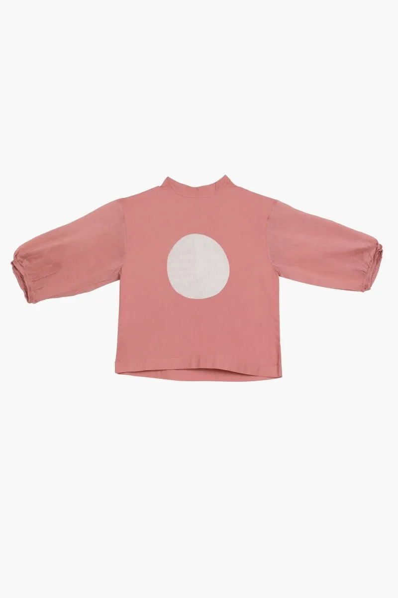 Circle Top Co-ord- Dusty Rose