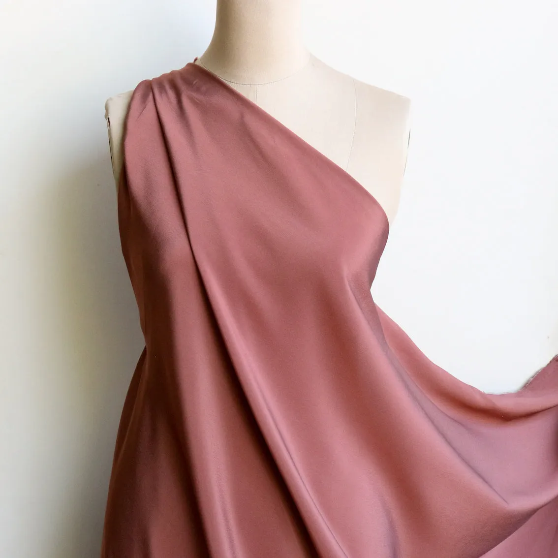 Cocoa Seta Silk Crepe De Chine