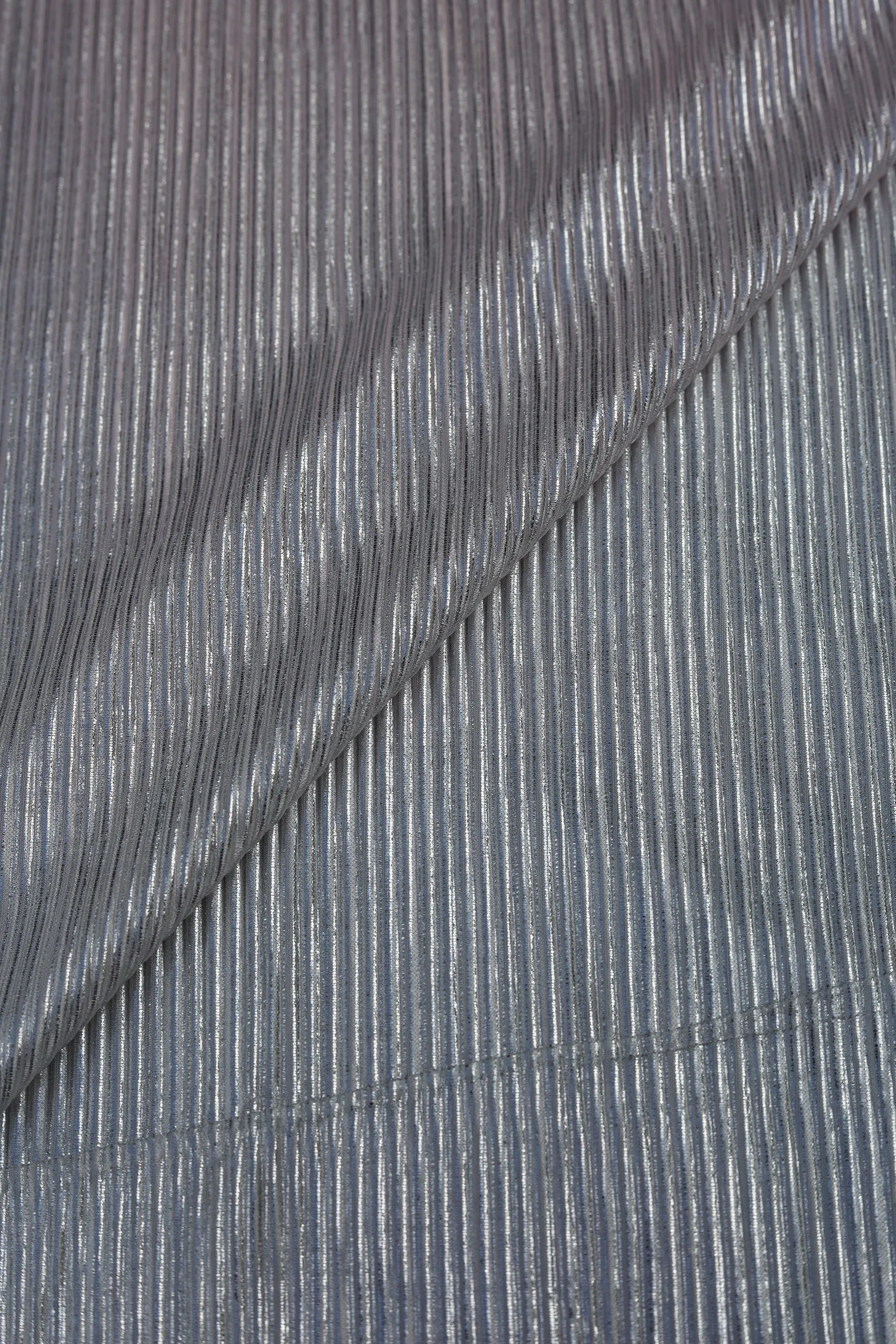 Crush Lycra - Shaded Silver