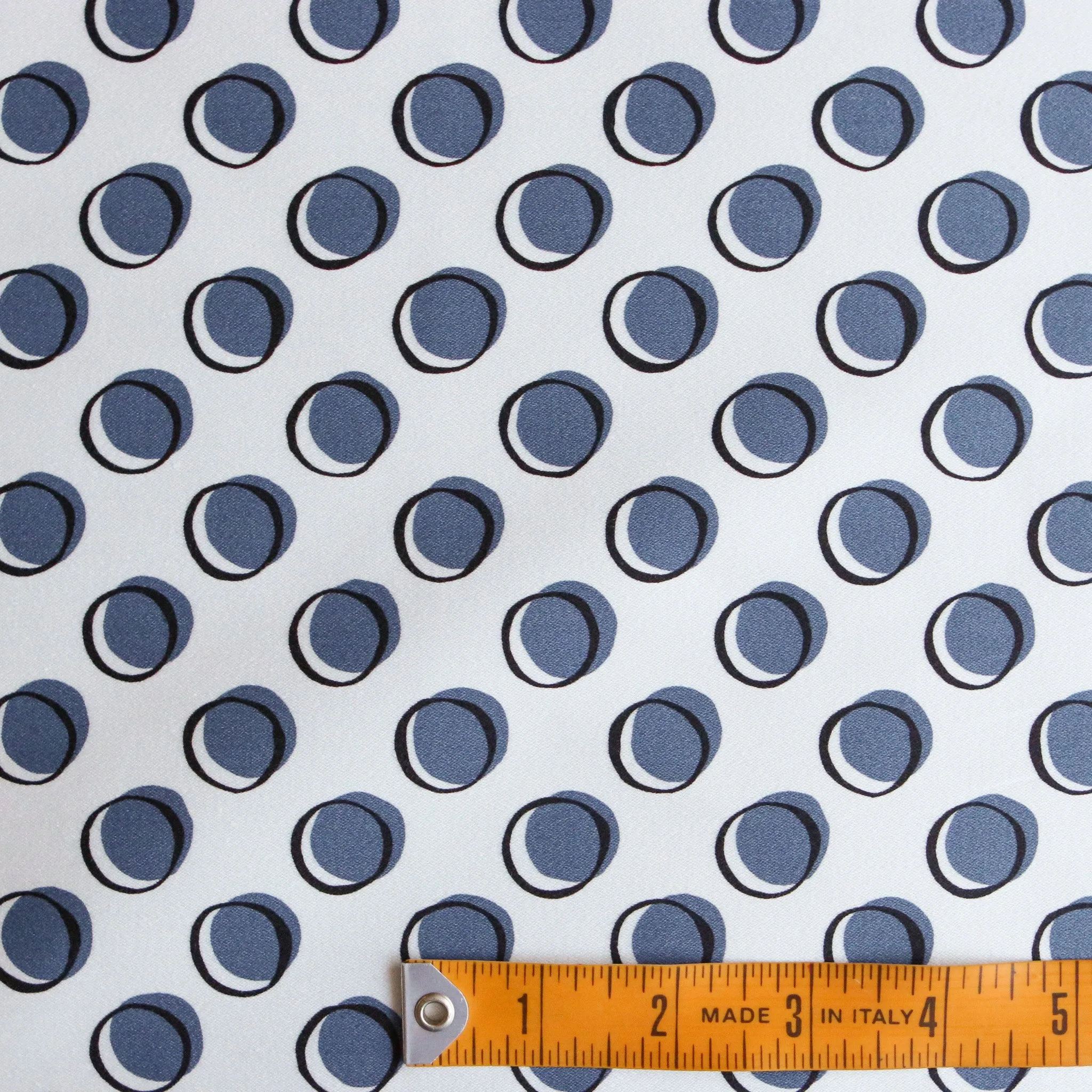 Double Spot Wedgewood Stretch Cotton