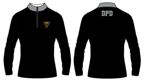 Dumont Police Sublimated Quarter Zip - Black (Design 2)