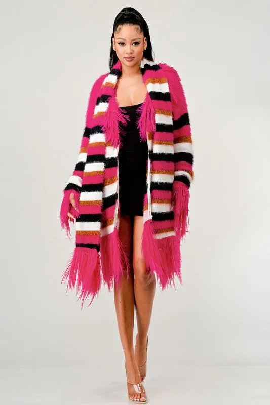 EMFuzzy Striped Sweater