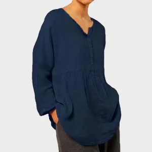 ENIKO - Blouse surdimensionnée pour un look élégant