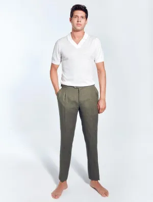 Enzo Army Green Pants