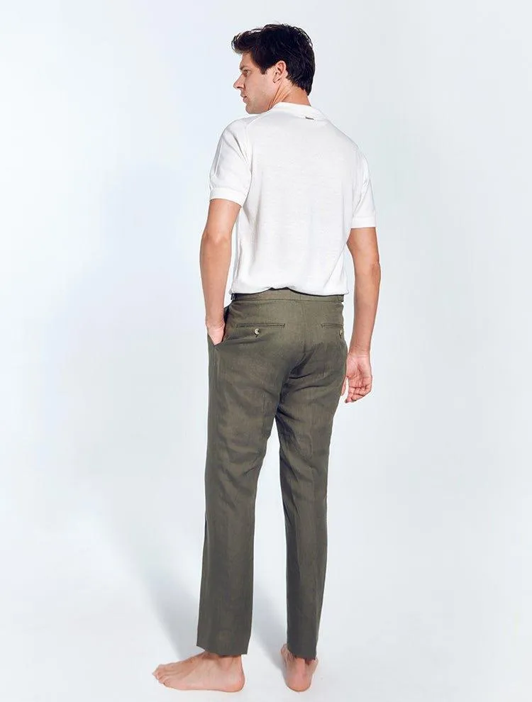 Enzo Army Green Pants