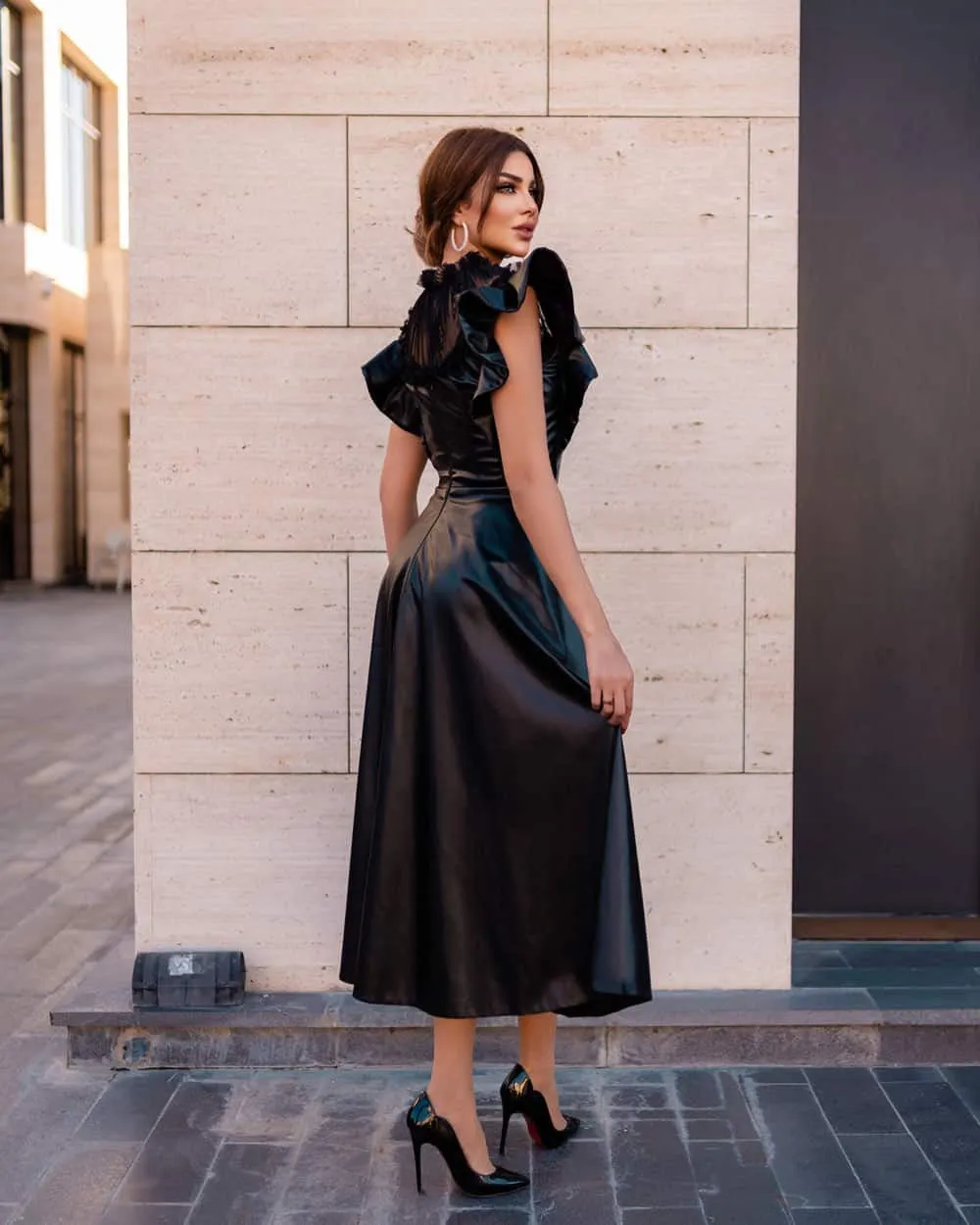Eva Leather Dress