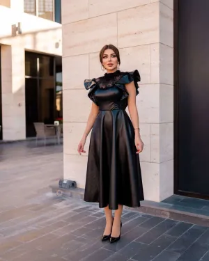 Eva Leather Dress