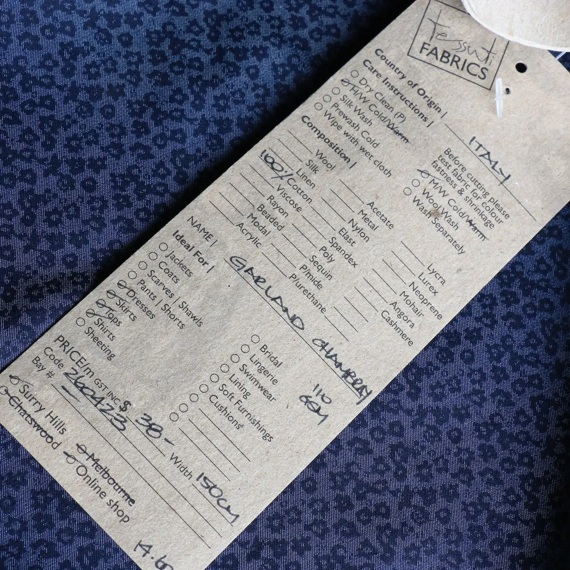 Garland Chambray Cotton Shirting