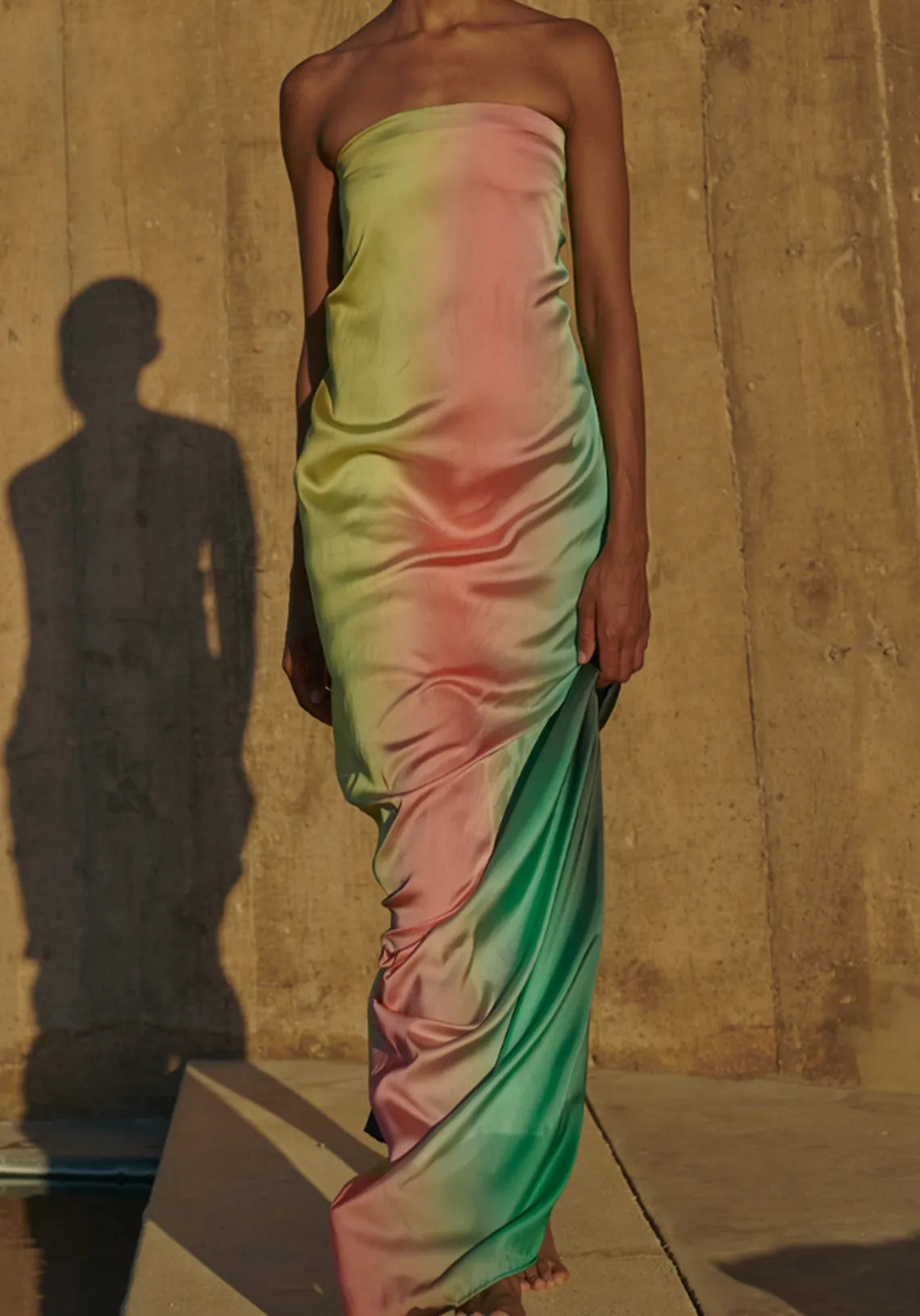 GIANNI DRESS LEAVES