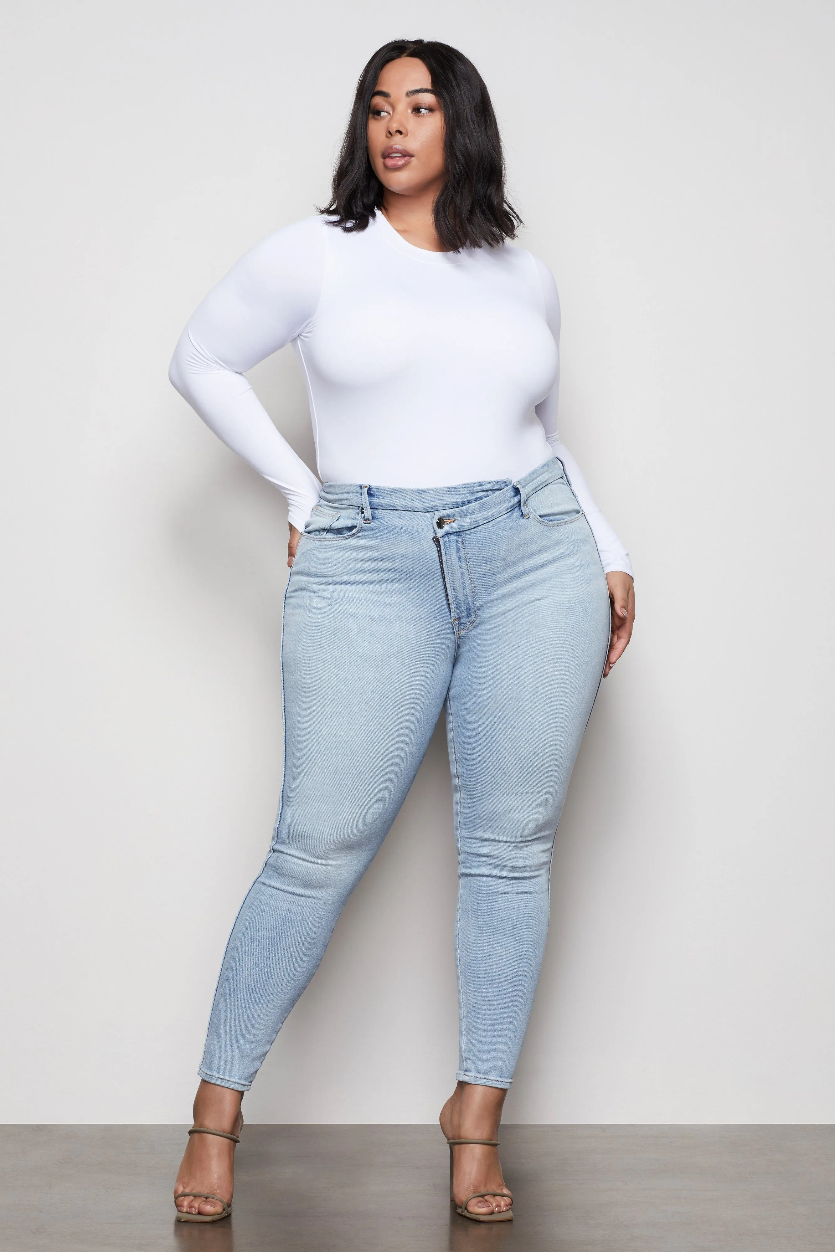 GOOD CURVE SKINNY CROSSOVER | BLUE410