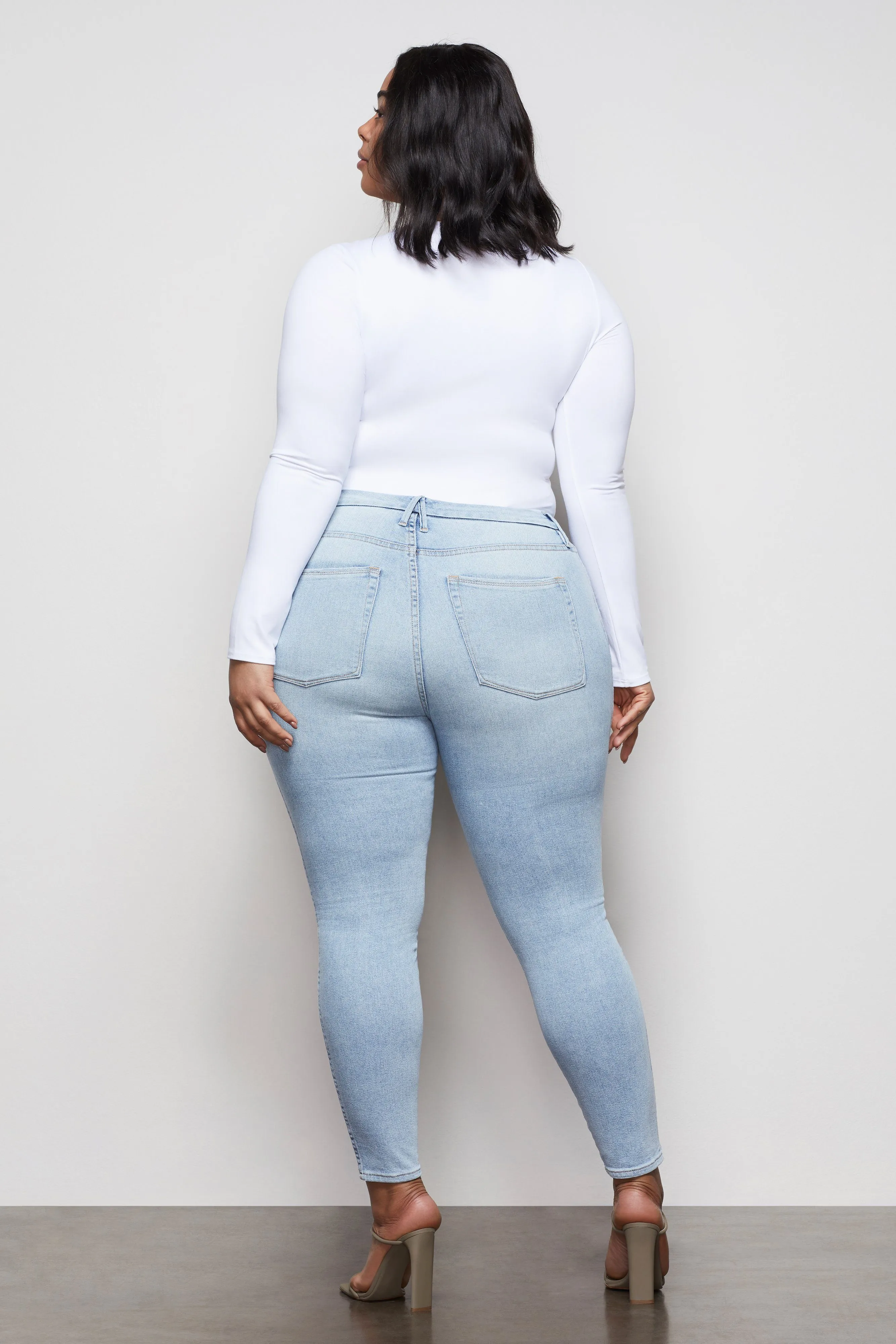 GOOD CURVE SKINNY CROSSOVER | BLUE410