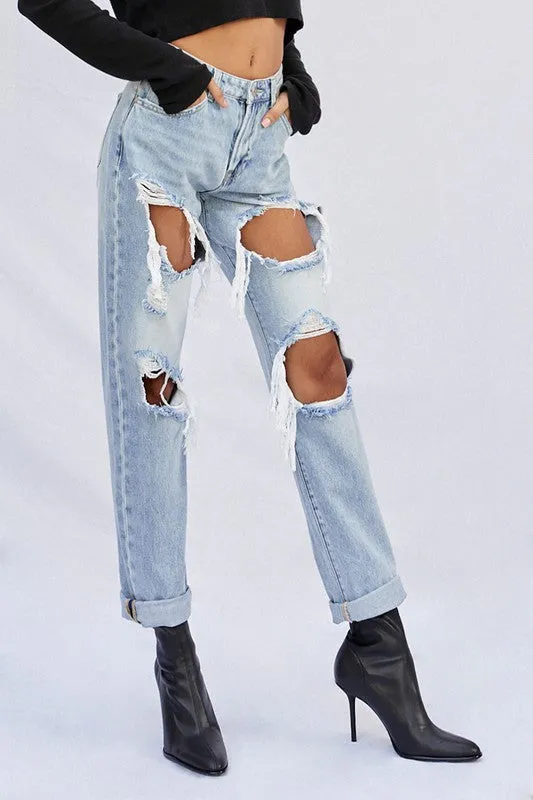Jagger Ripped Baggy Jeans *limited*
