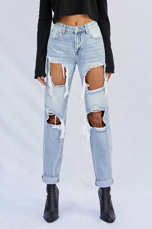 Jagger Ripped Baggy Jeans *limited*