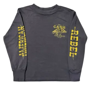 JOHNNY CASH AMERICAN REBEL LONG SLEEVE TSHIRT