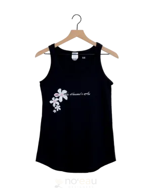 KZ DEZIGNS - He Hawaii Au Women's Black Tank