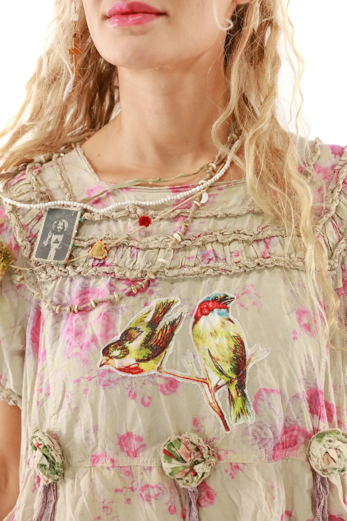 Magnolia Pearl Jovenelle Gather Dress 861 Orchid Bloom
