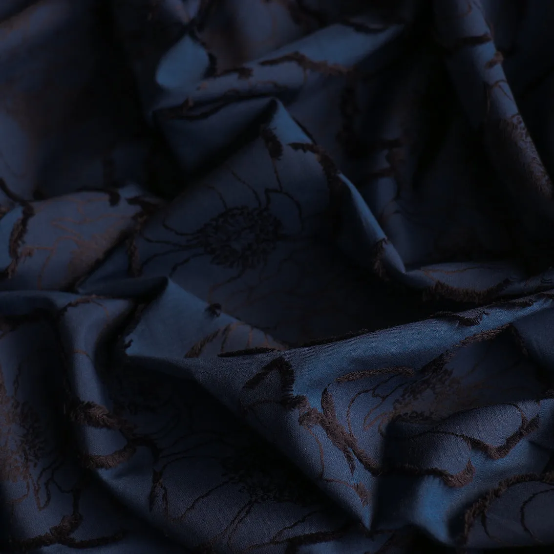 Mani Fiori Jacquard Navy/Black