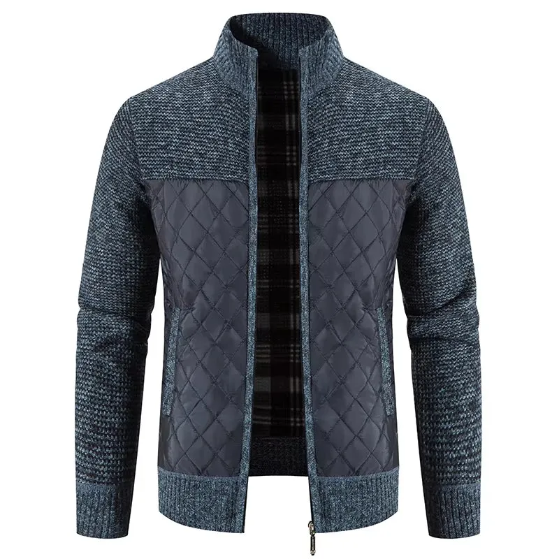 Men Sweater High Quality Luxury  Jacket Fashion Winter Coat Fleece Hoodies