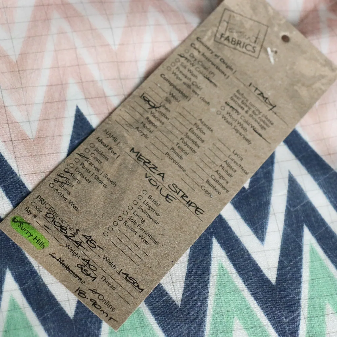 Mezza Stripe Voile