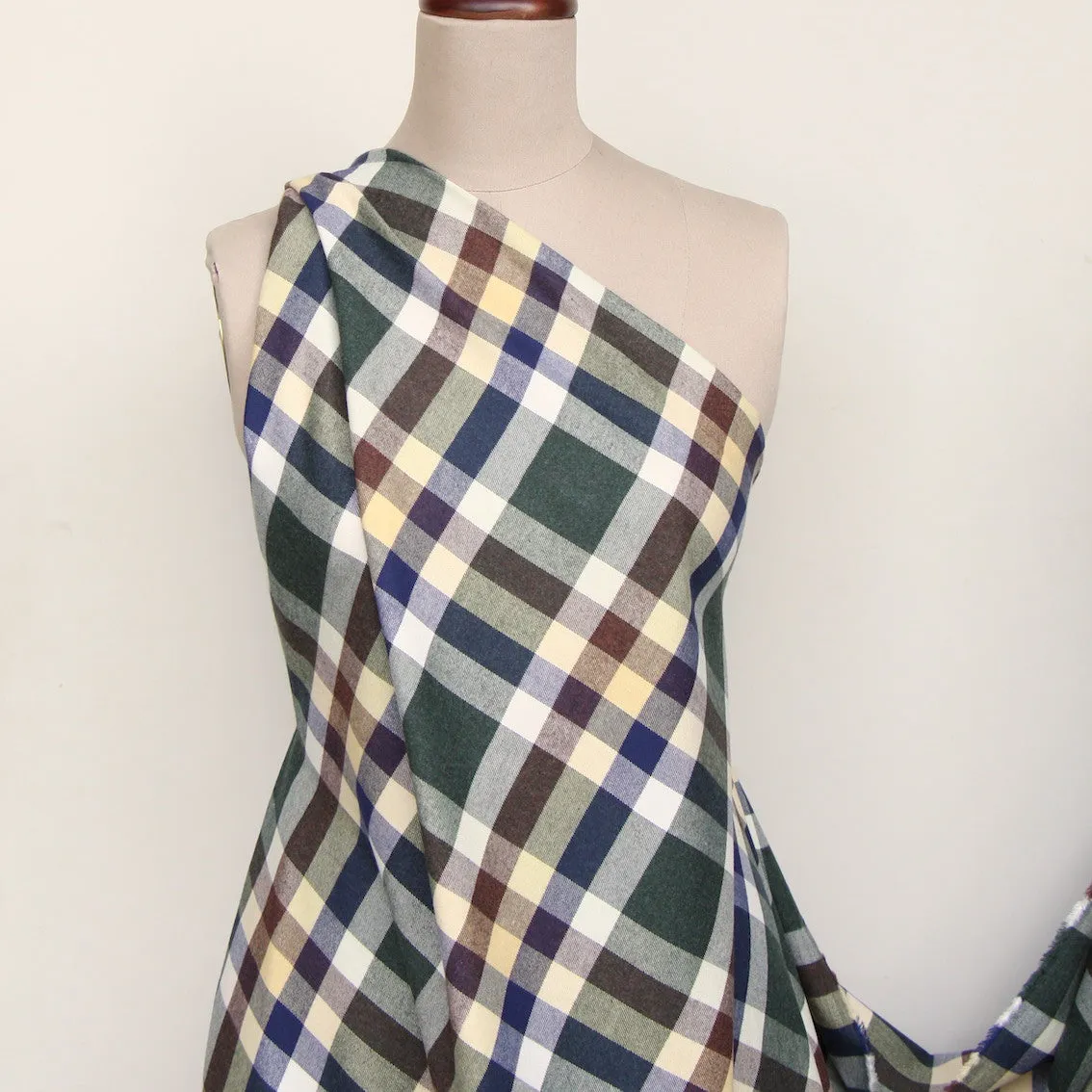 Mid West Check Brushed Cotton