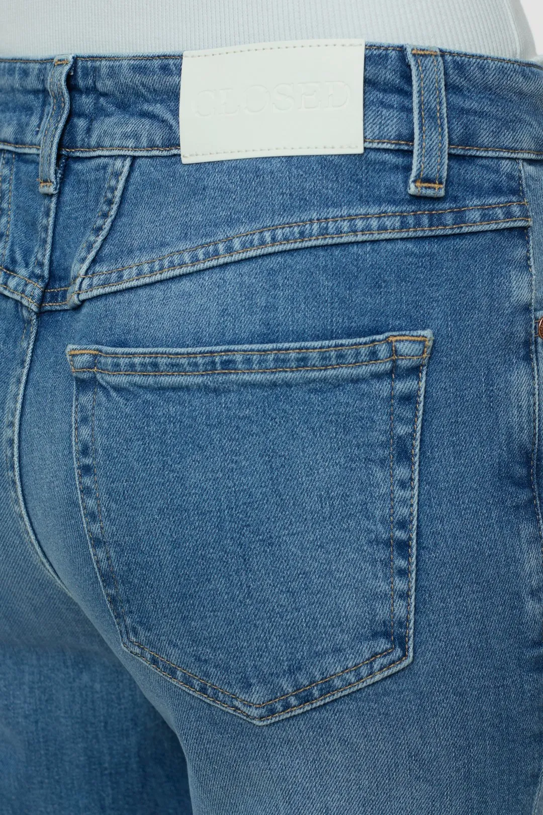 Milo Comfort Stretch Distress Jean - Mid Blue