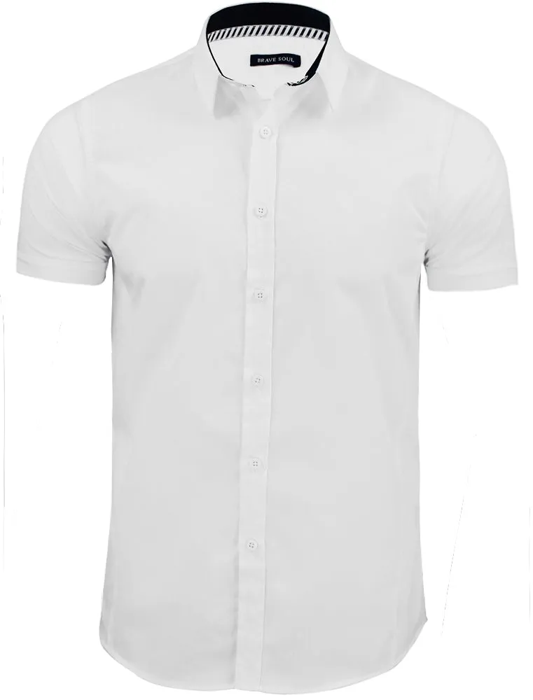 Mombassa Short Sleeve Button Down Shirt in White