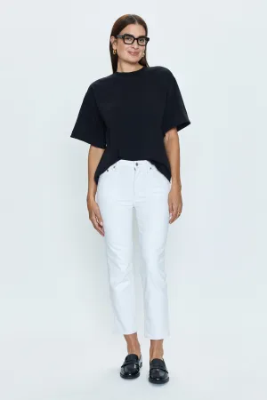 Monroe High Rise Cigarette Jean - Le Blanc