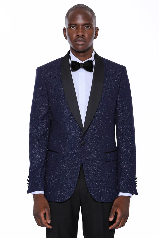 Navy Sparkle Blazer