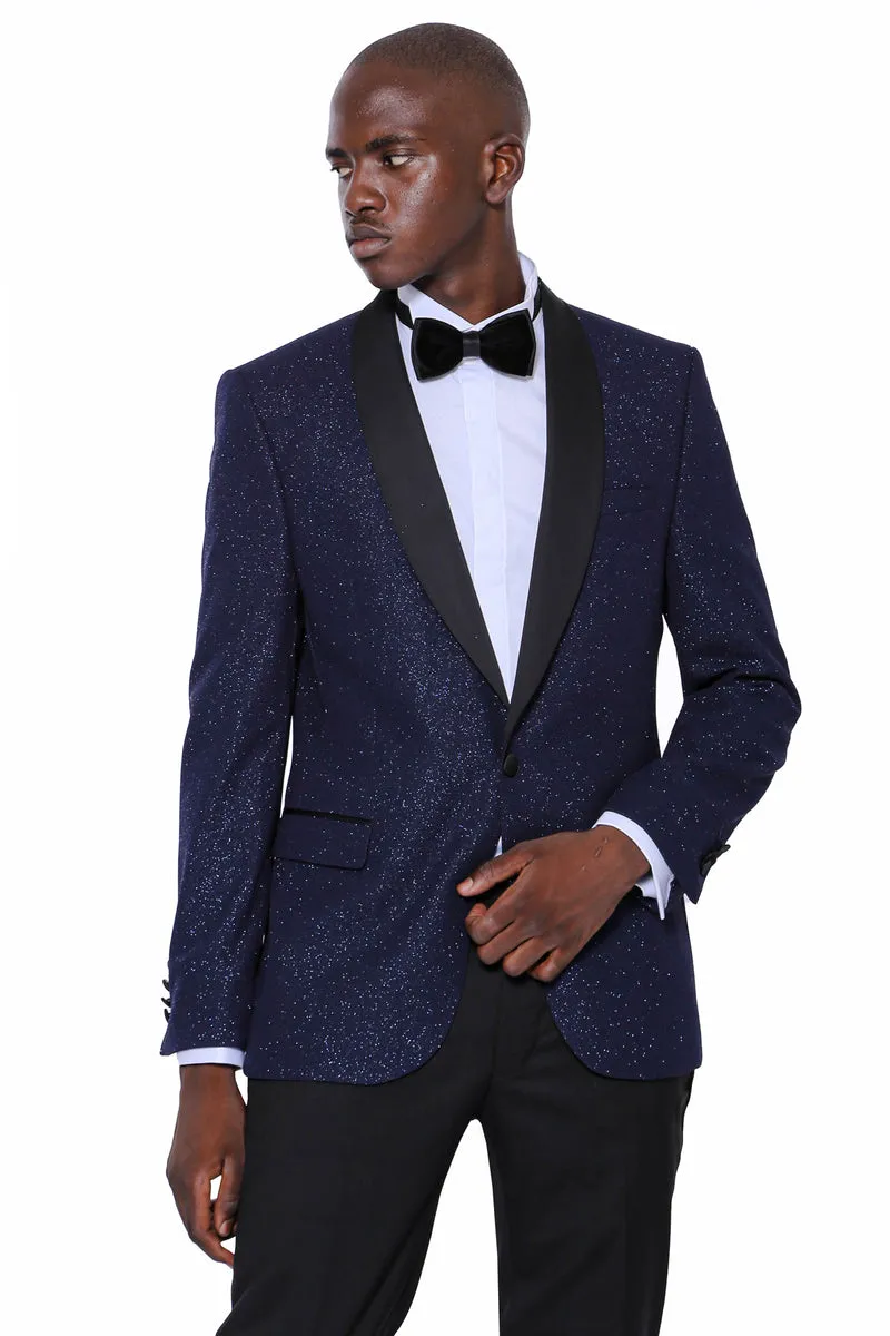 Navy Sparkle Blazer