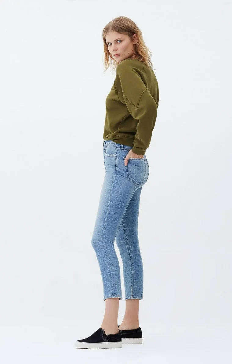 Olivia Seam High Rise Slim Crop - Outset