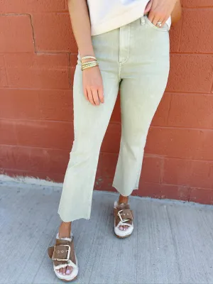 Pistola | Lennon High Rise Crop Boot - Sage Snow- FINAL SALE