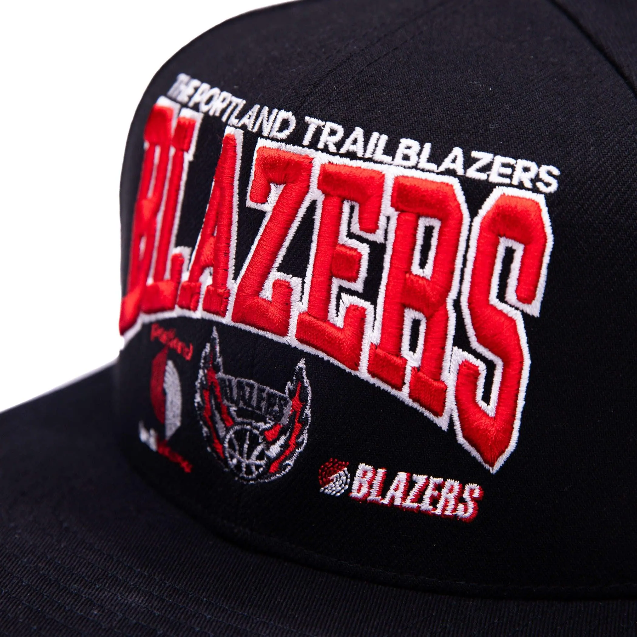 Portland Trail Blazers Mitchell & Ness Champ Stack Snapback