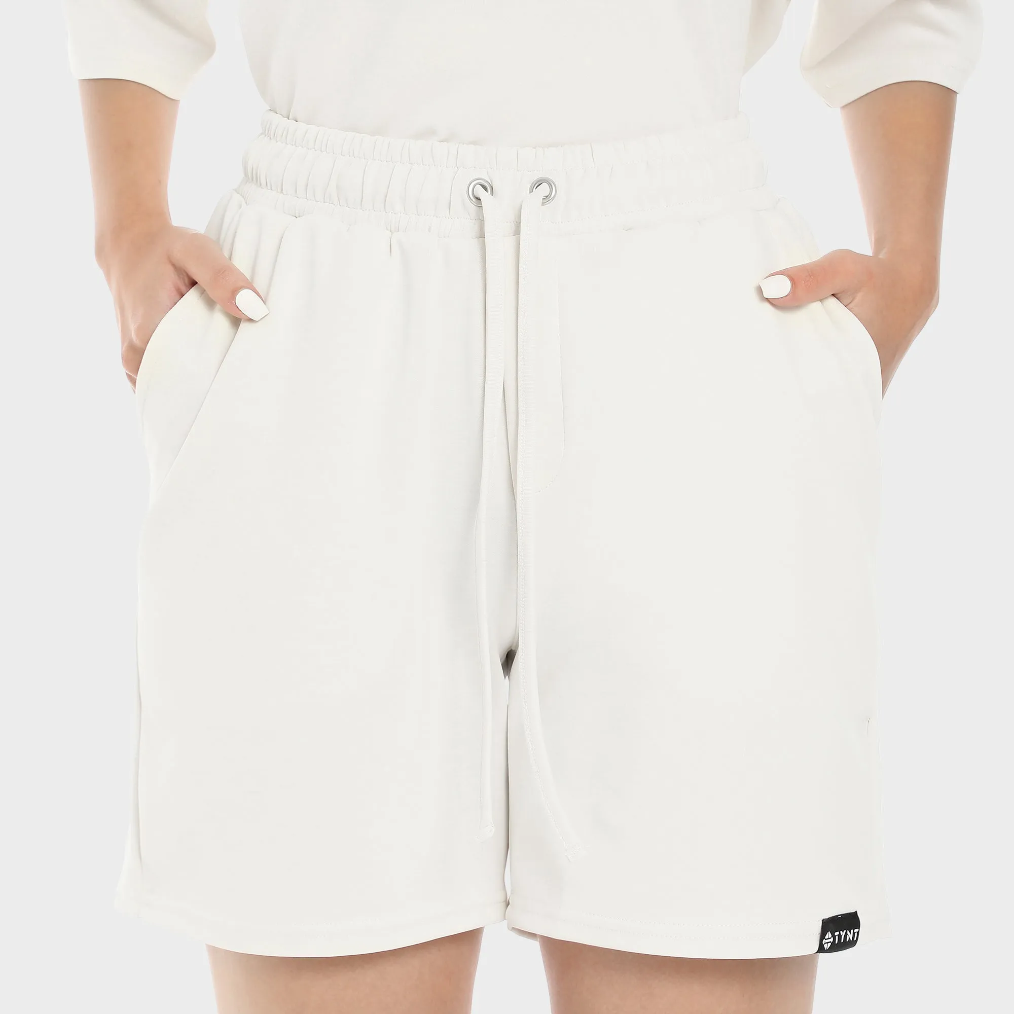 Premium Shorts For Women - White