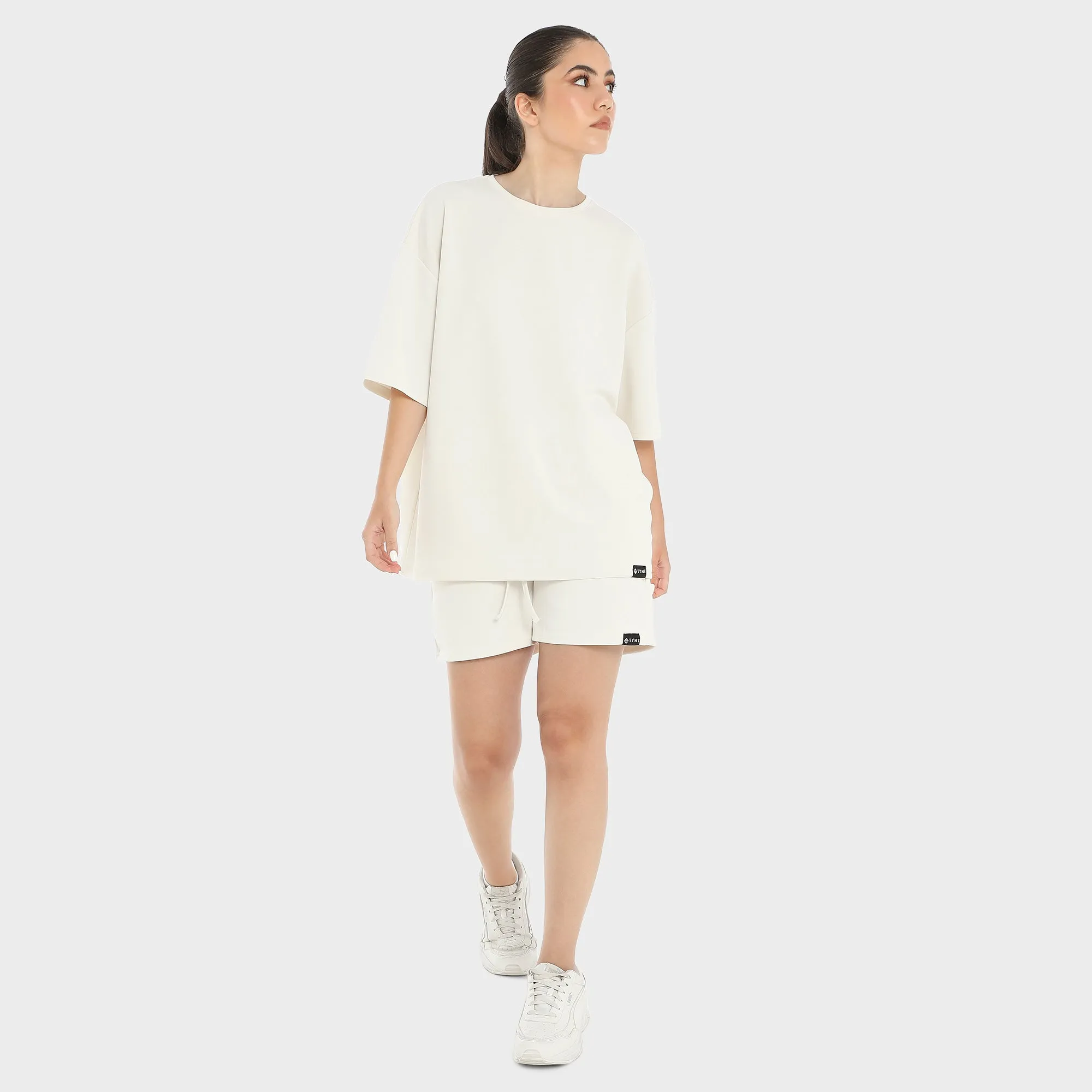 Premium Shorts For Women - White