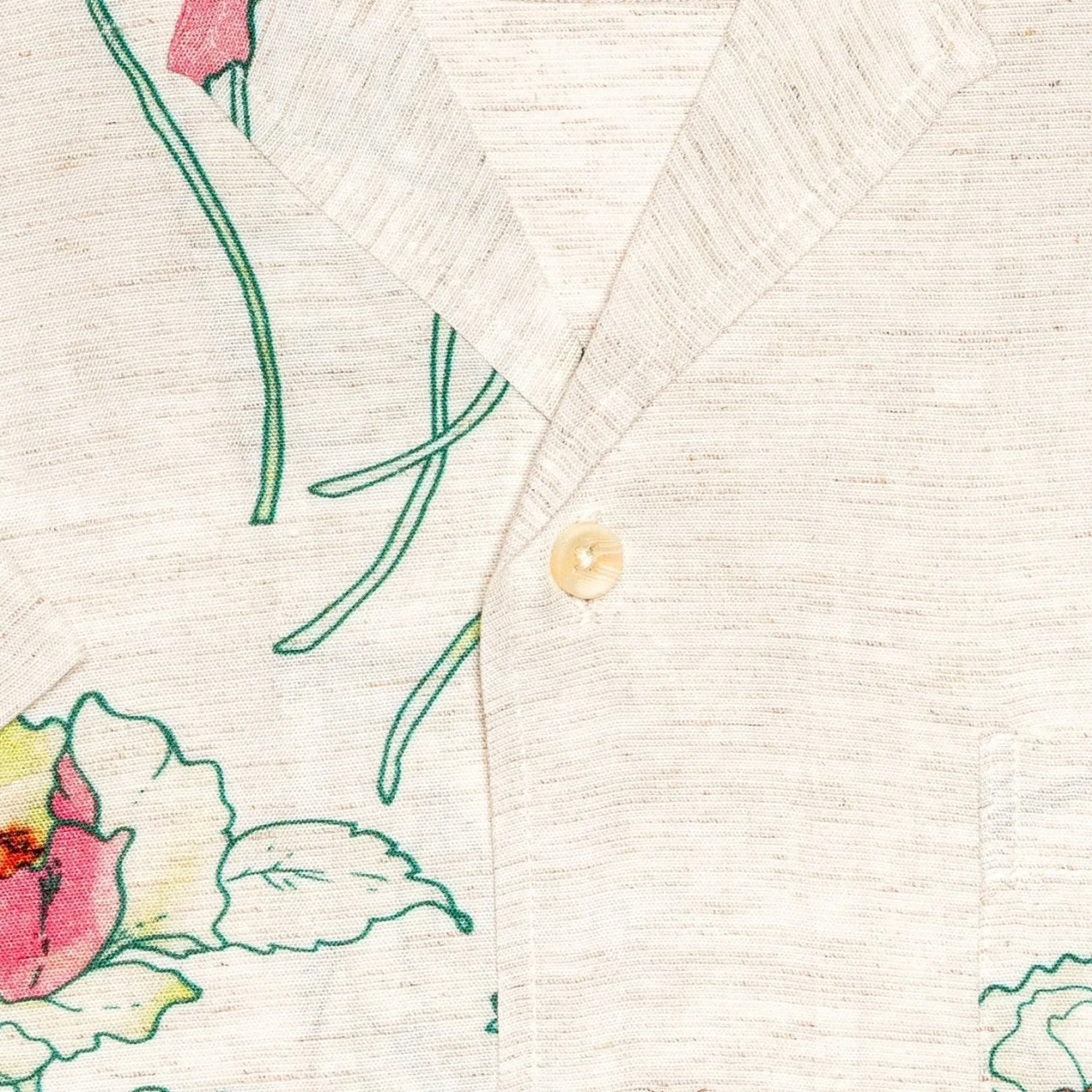 Pretty Petals Relaxed Fit Viscose Short Sleeve Shirt