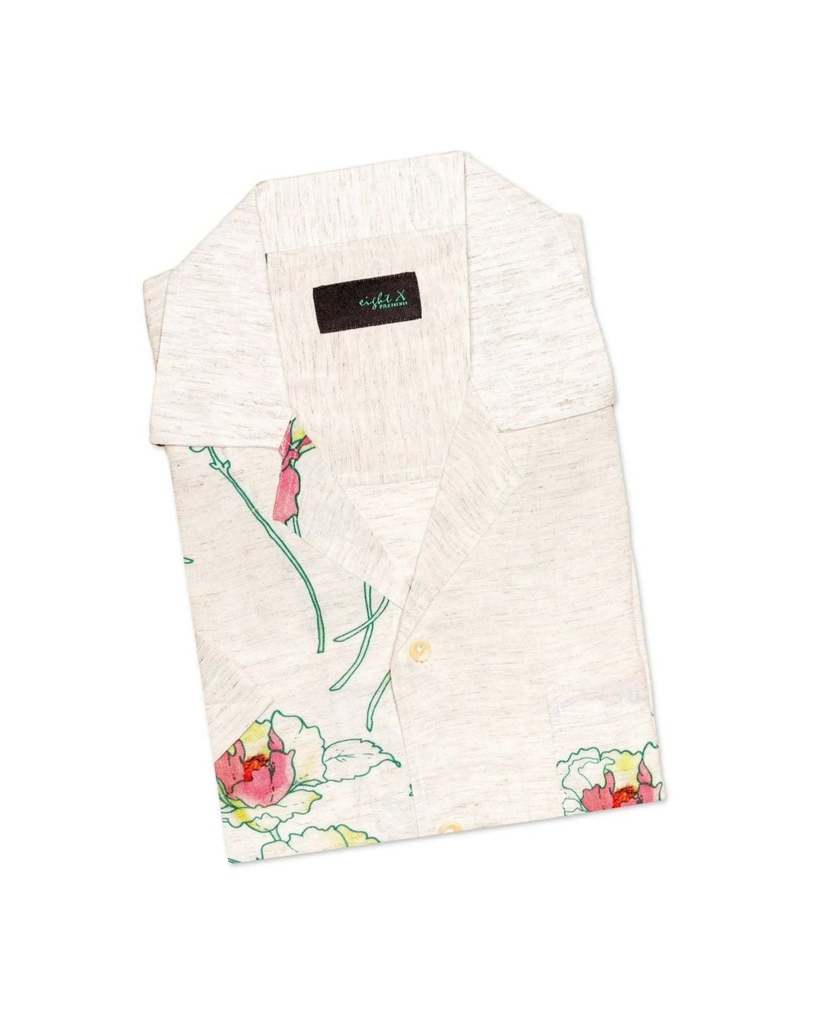 Pretty Petals Relaxed Fit Viscose Short Sleeve Shirt