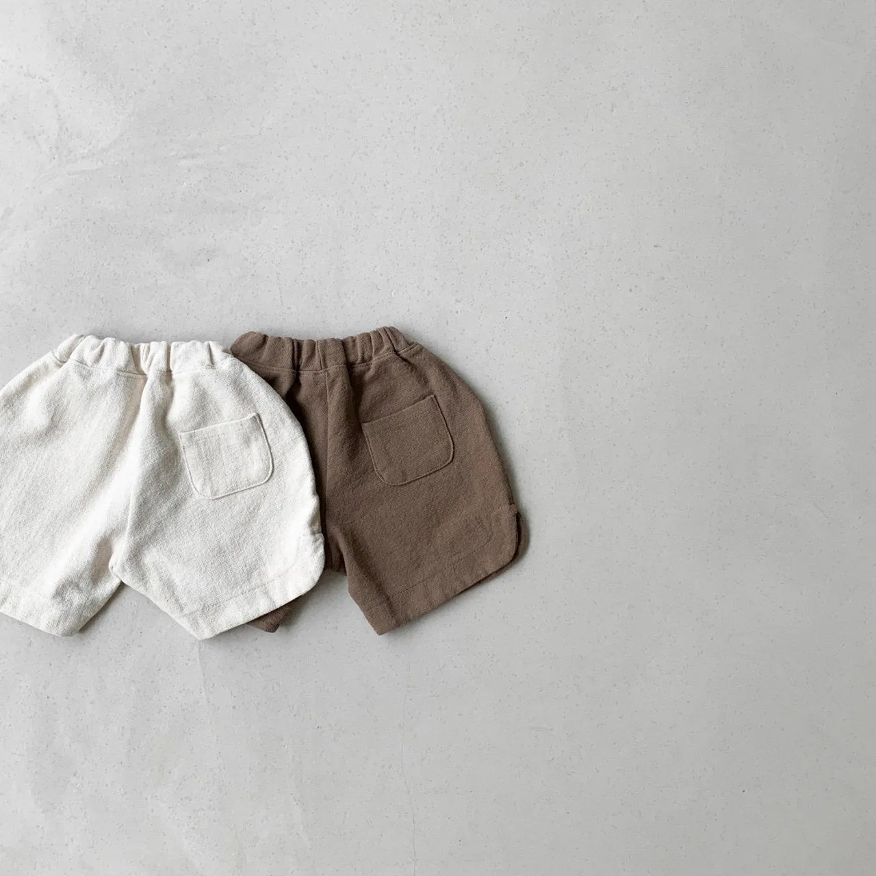 Pull On Shorts - Cream
