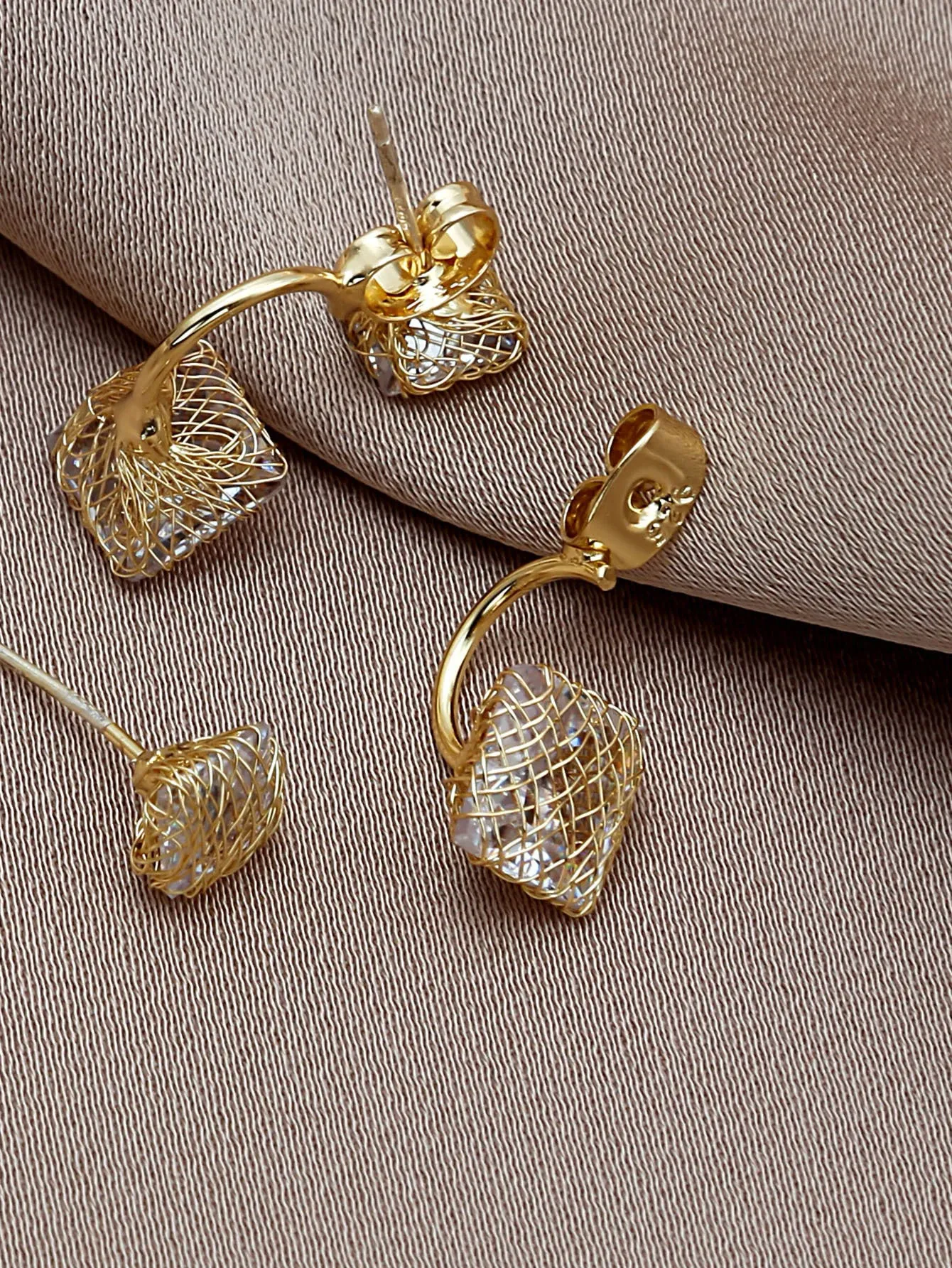Shein Geometric Design Earring Jackets