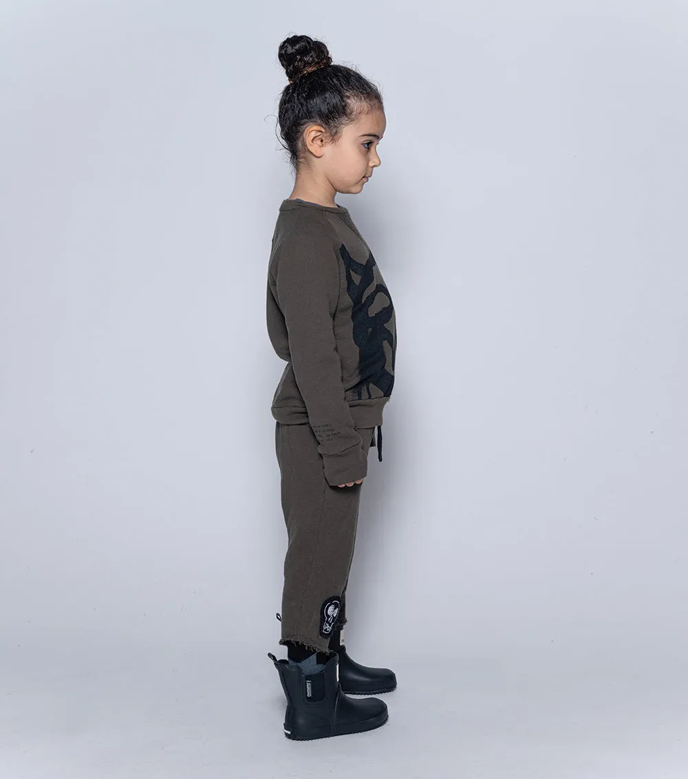 skull patch smart pants