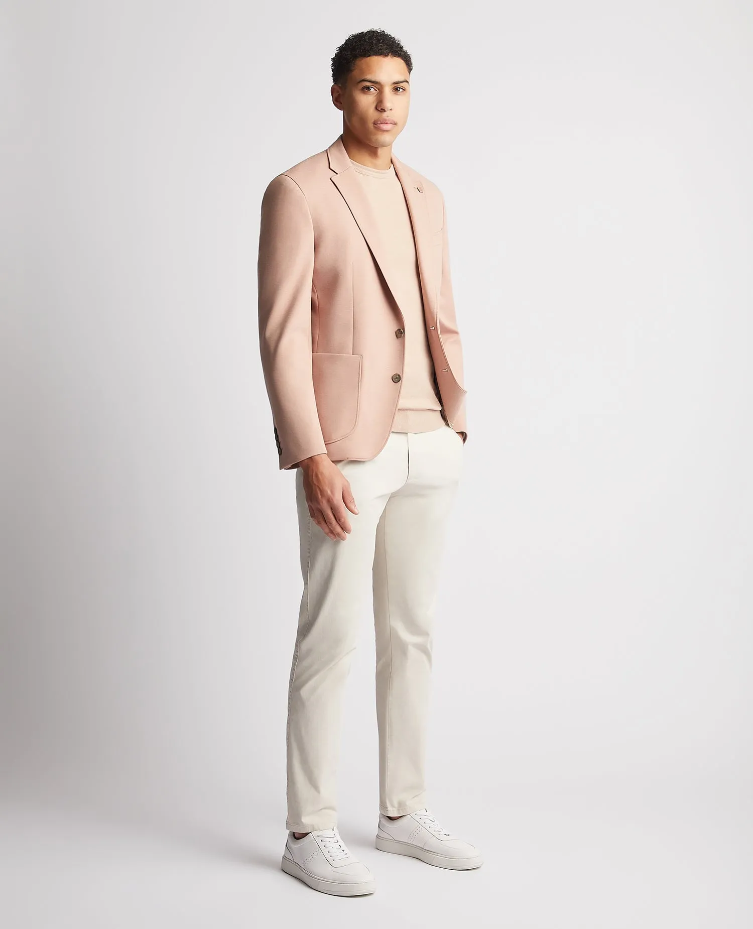 Slim Fit Jersey Stretch Jacket