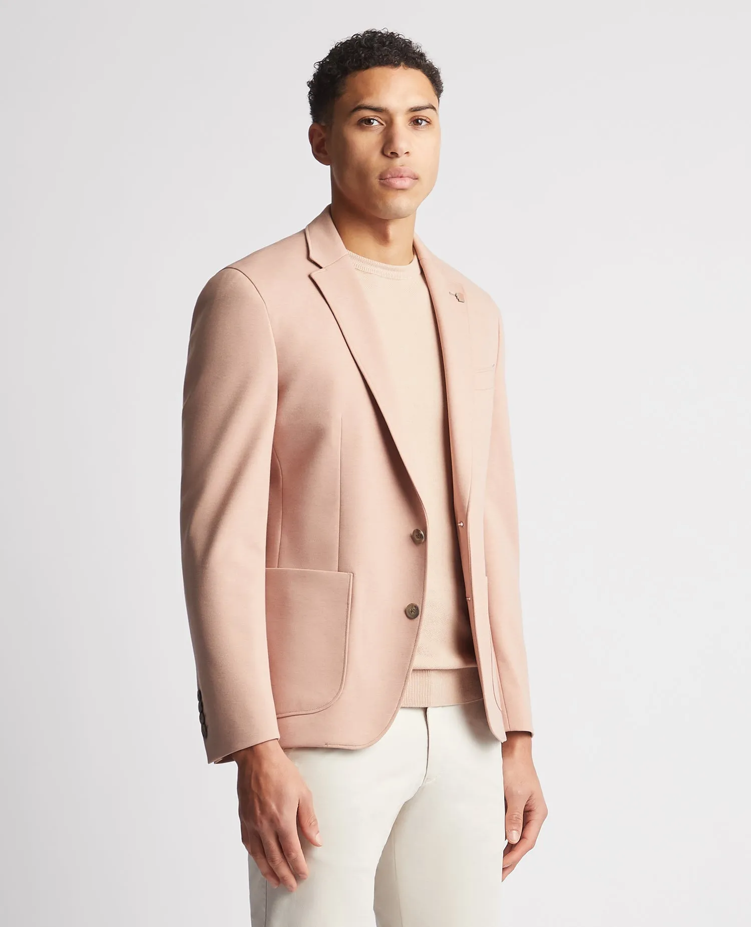 Slim Fit Jersey Stretch Jacket