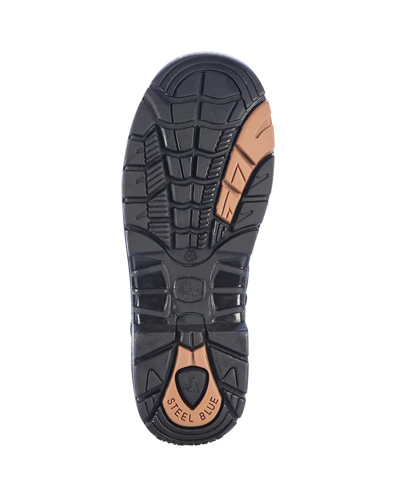 STEEL BLUE 317532 ARGYLE ZIP SIDED COMPOSITE TOE - BLACK