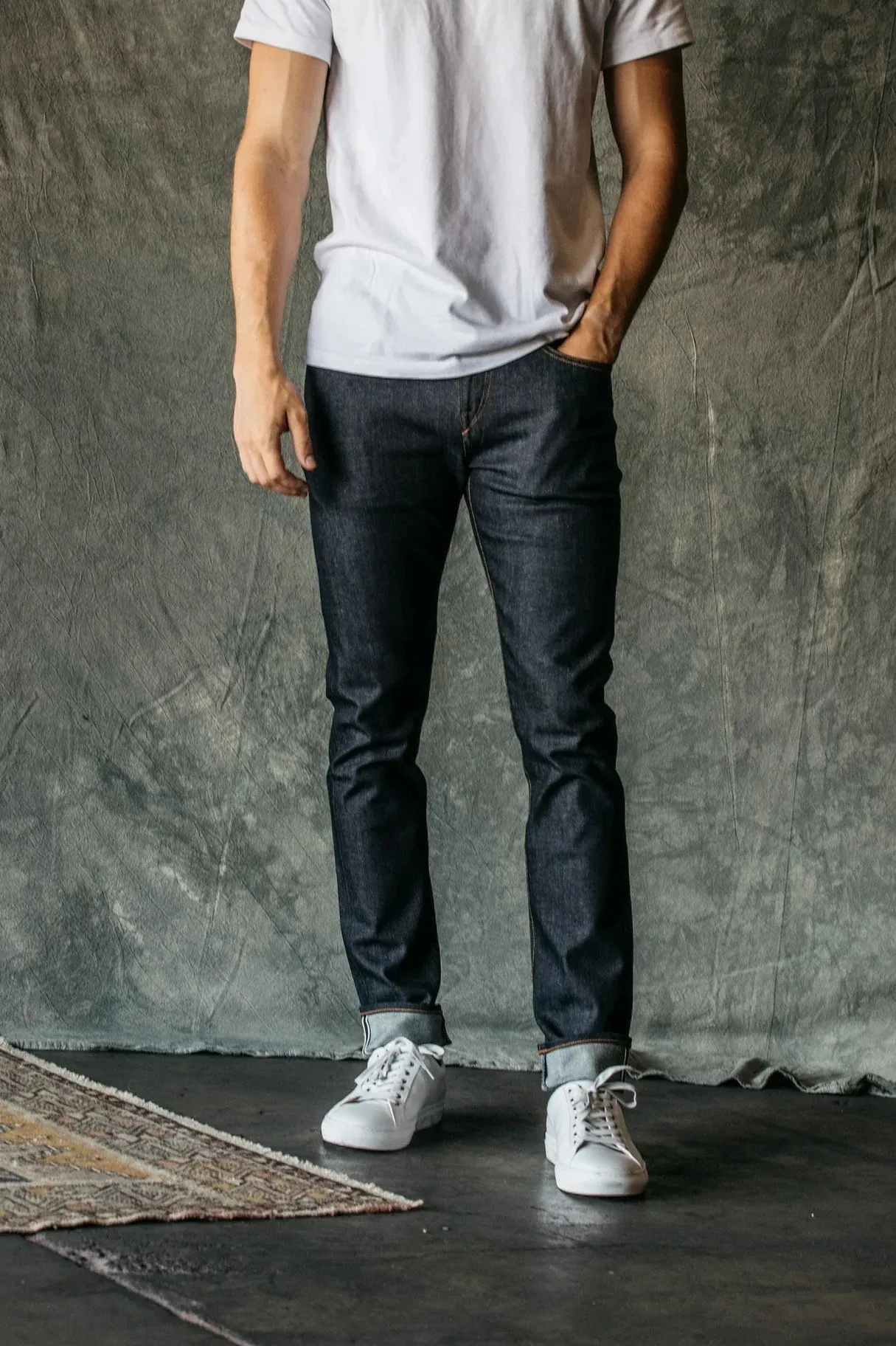 The Scissors Slim Tapered 10.5 oz - Indigo Raw
